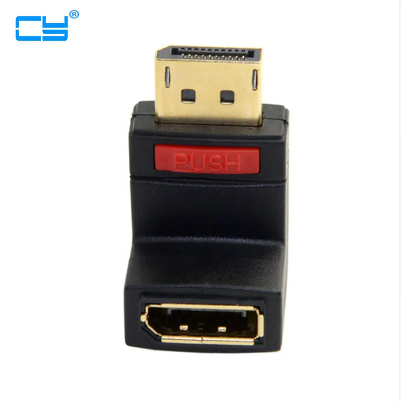 90 градусный вверх угловой переходник DP DisplayPort штырь гнездо|displayport displayport|displayport to