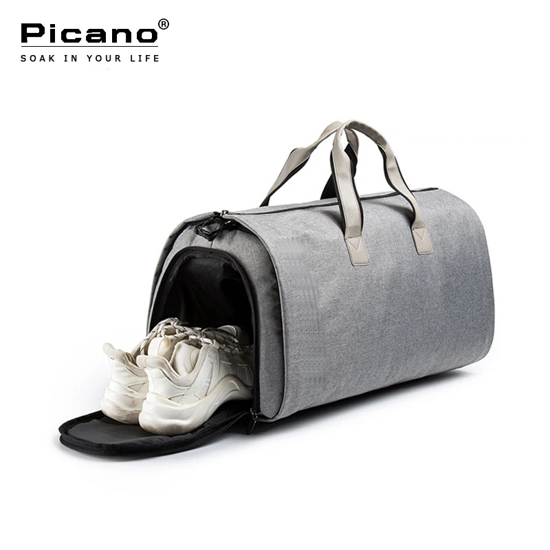 Picano Travel Bag Men 2 in 1 Garment Large Capacity Multi-function Foldable Oxford Duffle handbags Suit Business Tourist | Багаж и сумки