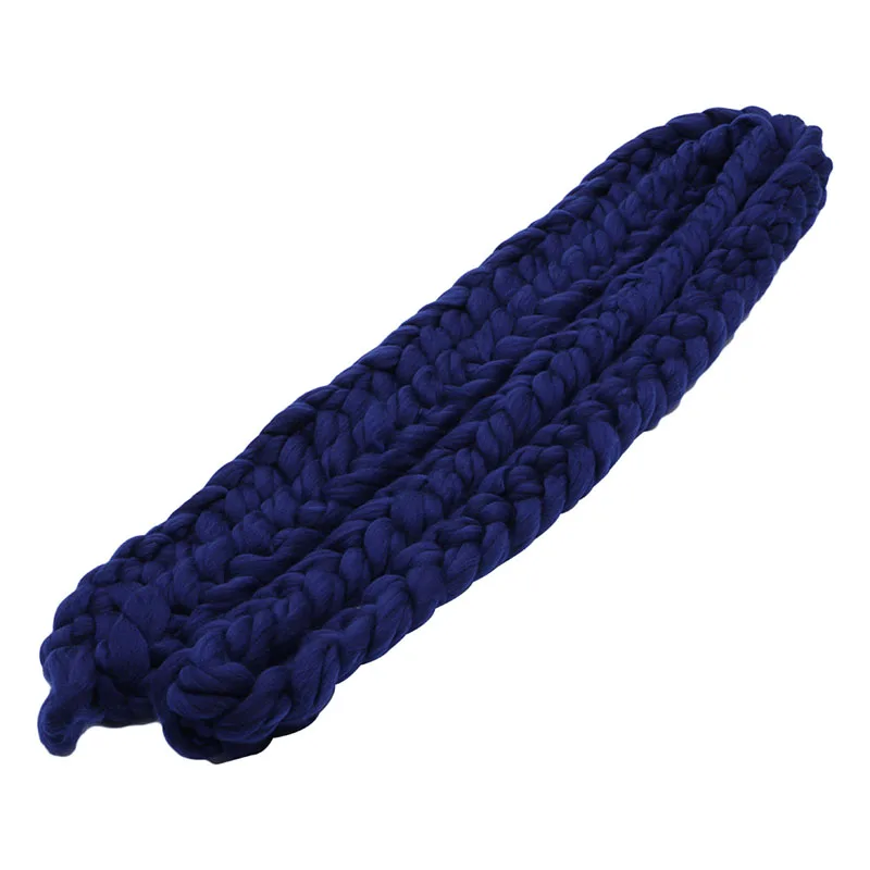 Шерстяное вязаное одеяло ручной работы реквизит для фотосъемки новорожденных |