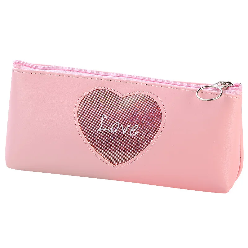 1 шт. кавайный чехол для карандаша Лазерная любовь Хэлло Китти школьный пенал