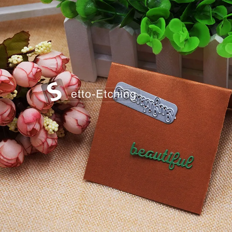 3 шт./компл. металлические штампы с английскими буквами для высечки сделай сам