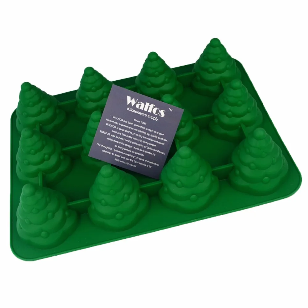 3D Рождественская елка Fondant (сахарная) форма для выпечки хлеба сахарные украшения
