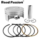 Комплект мотоциклетных поршневых колец 74 мм STD  100 для YAMAHA YBR250 XG250 TRICKER YFM25R Raptor 250 XT250 Serow YS250 YBR XT YS XG 250