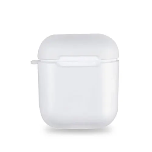 Белый Мягкий чехол из ТПУ для Apple Airpods полный защитный чехол для AirPods водонепроницаемый чехол для зарядки Bluetooth чехол для наушников для Apple - Цвет: Белый