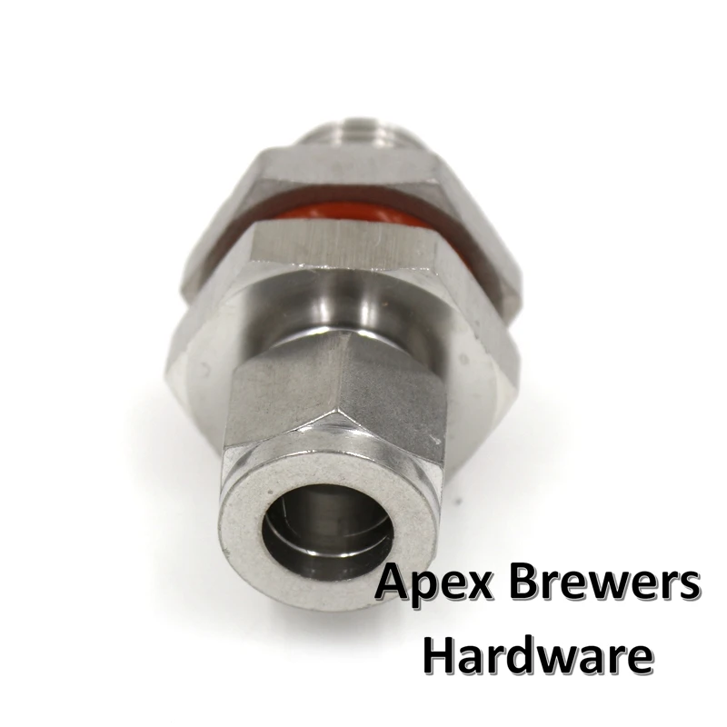 Герм катушки сварная перегородки для 1/2 &quotod. Трубки &quotМужской BSPT x 1/2&quot сжатия