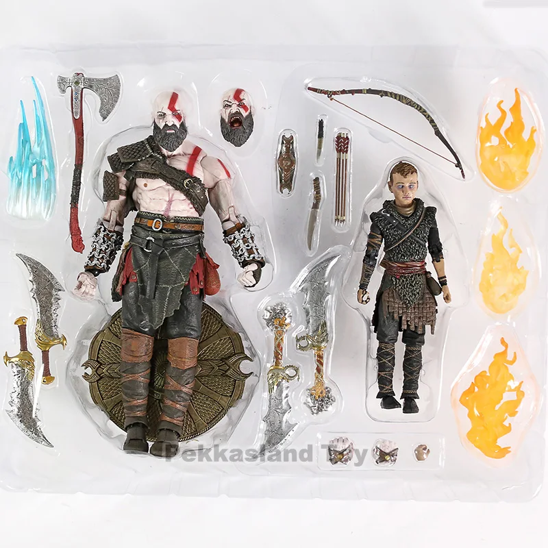 no box God of War() Ultimate Action Figure 2-Pack Kratos& Atreus NECA - Цвет: no box