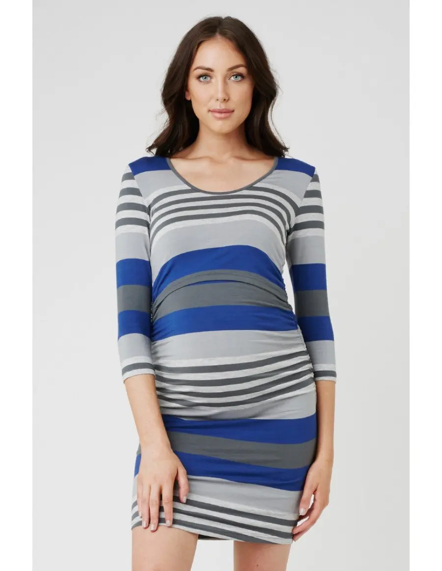 2018 весенняя одежда для беременных женские топы удобные рубашки в полоску с