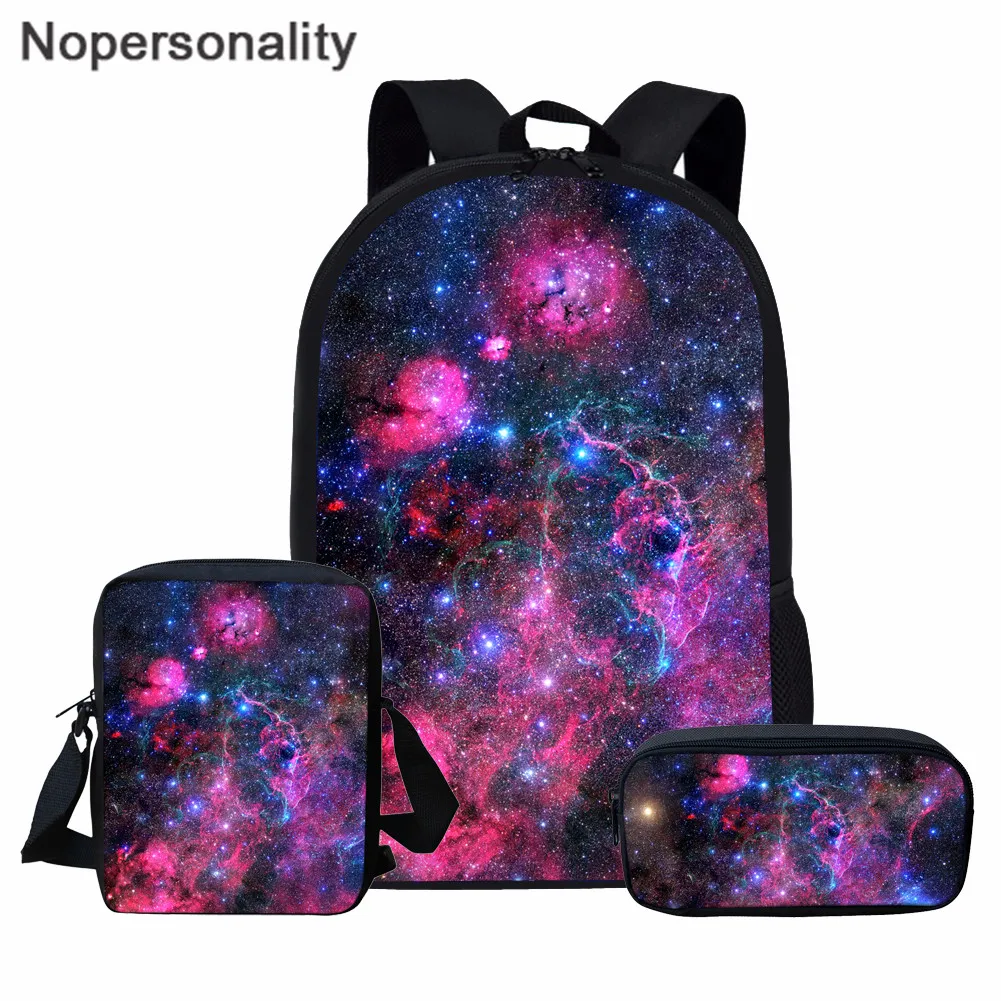 

Nopersonality новейший многоцветный женский рюкзак стильный рюкзак с принтом галактики звезд космоса для девочек-подростков школьный рюкзак Mochila