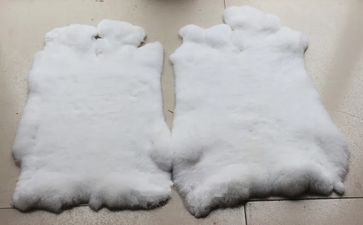 Качественная натуральная белая кроличья кожа Рекс|rabbit skin|rex rabbit skinskin |