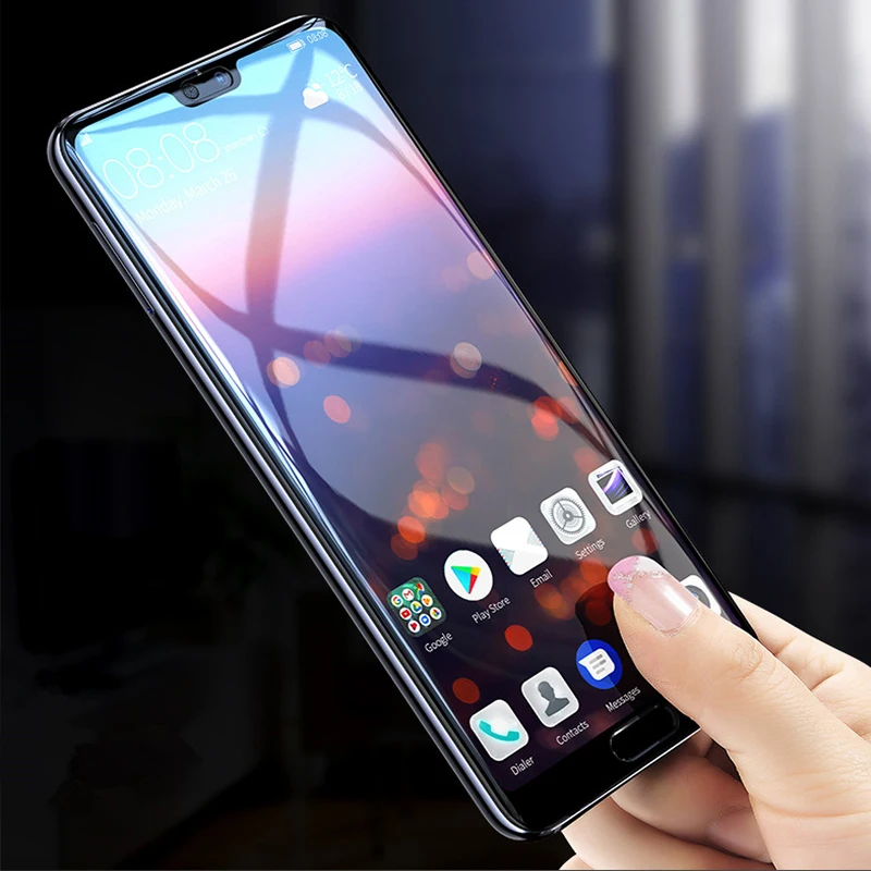 6D пленка из закаленного стекла для Huawei P20 P30 Nova 3 3i полная защита от клея стекло на 4