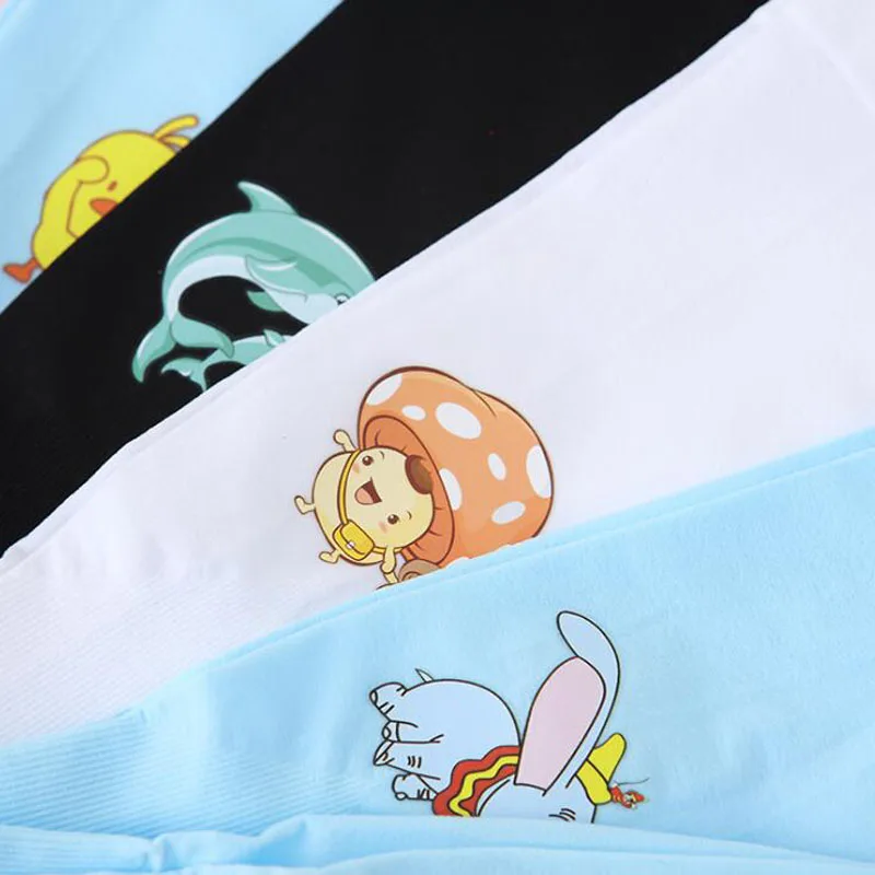 Child Sun Protection Arm Cooling Sleeve Cartoon Cuffs UV Protection Sleeves Breathable Running Arm Sleeves Kids