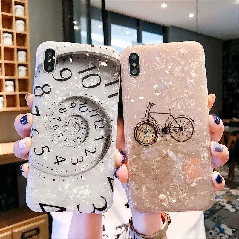 Чехол для телефона TANZ iPhone 7 8 Plus Dream Shell чехлы с рисунком XR XS Max 6 S мягкий силиконовый