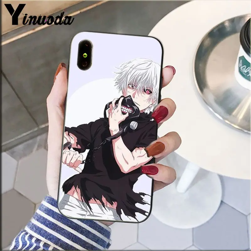 Yinuoda аниме Токийский Гуль новинка чехлы для телефона чехол Apple iPhone 8 7 6 6S Plus X XS MAX 5 5S