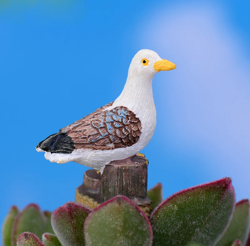 2 шт. миниатюрная фигурка совы миниатюрное украшение для мини-сказочный сад