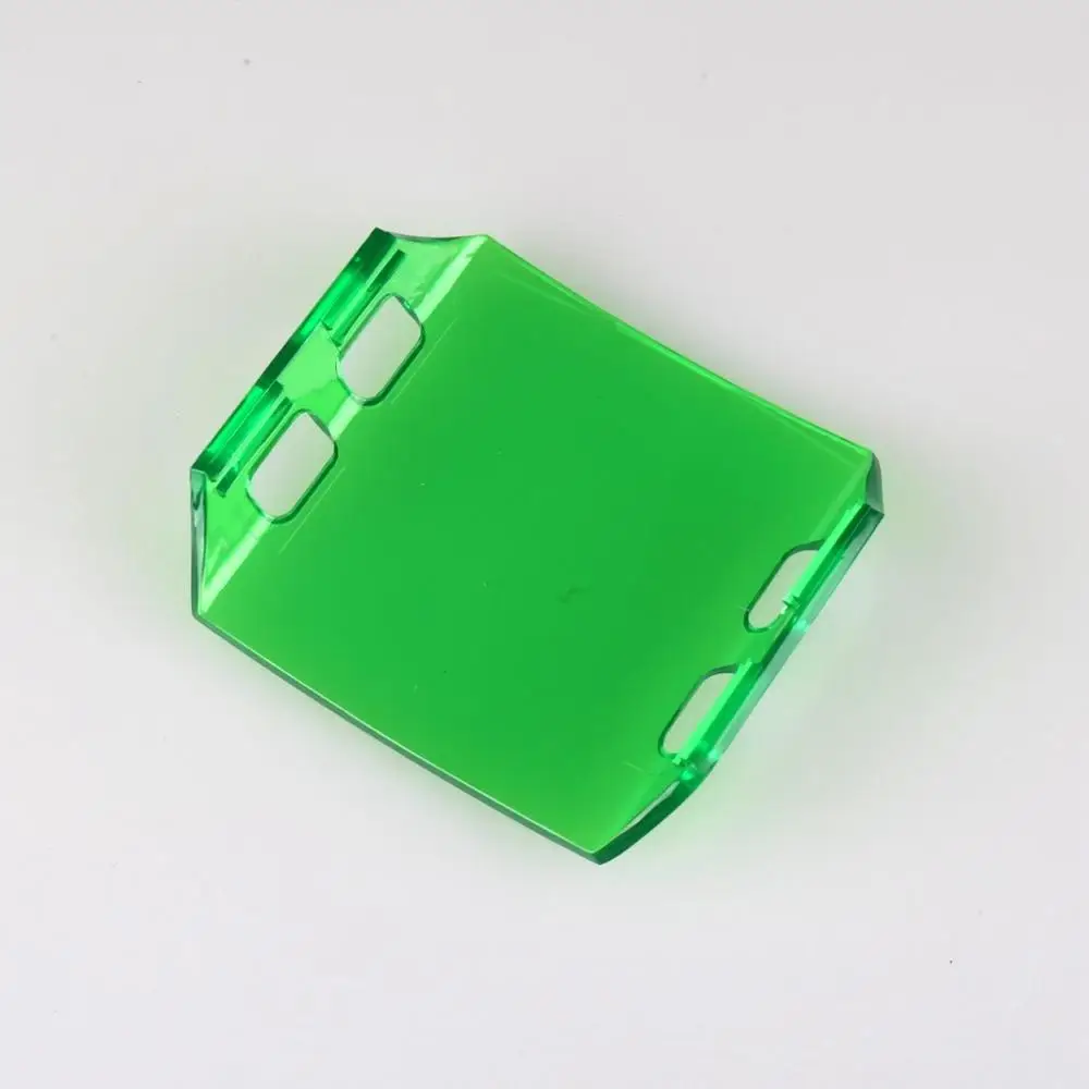 18W Green COVER 18 Вт/36 Вт Светодиодный светильник с защелкой пыленепроницаемые защитные чехлы 4x4 4WD янтарный прозрачный коричневый черный красный зеленый синий цвет оболочка ATV - Цвет: 18W Green COVER
