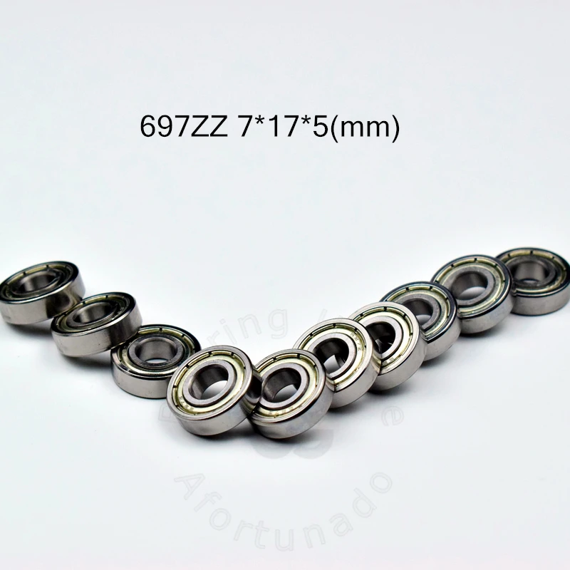 Подшипник 697ZZ 7*17*5 (мм) 10 шт. подшипник бесплатная доставка фотоподшипник