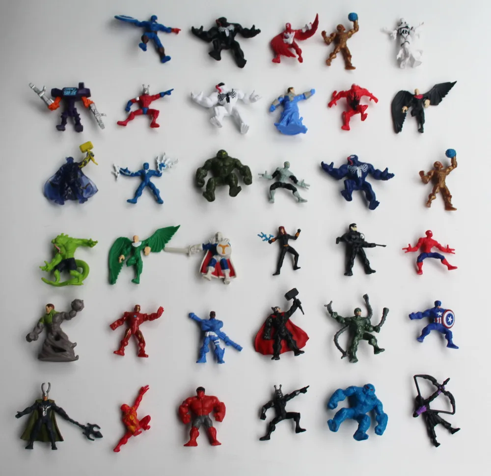 100 шт./лот/ фигурки из ПВХ marvel heros|pvc figure|marvel heroesfigure pvc |