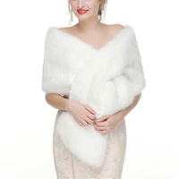 sale fall winter faux fur wedding jackets 2021 bridal wrap shawl womens bolero women cape shrug warm coat wedding accessories