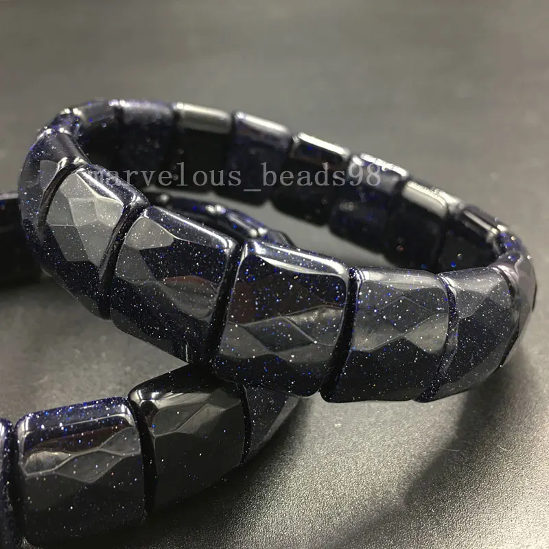 В виде граненых стеклянных Mookaite Тигрового Глаза флюорит Синий Песок Lapis Lazuli