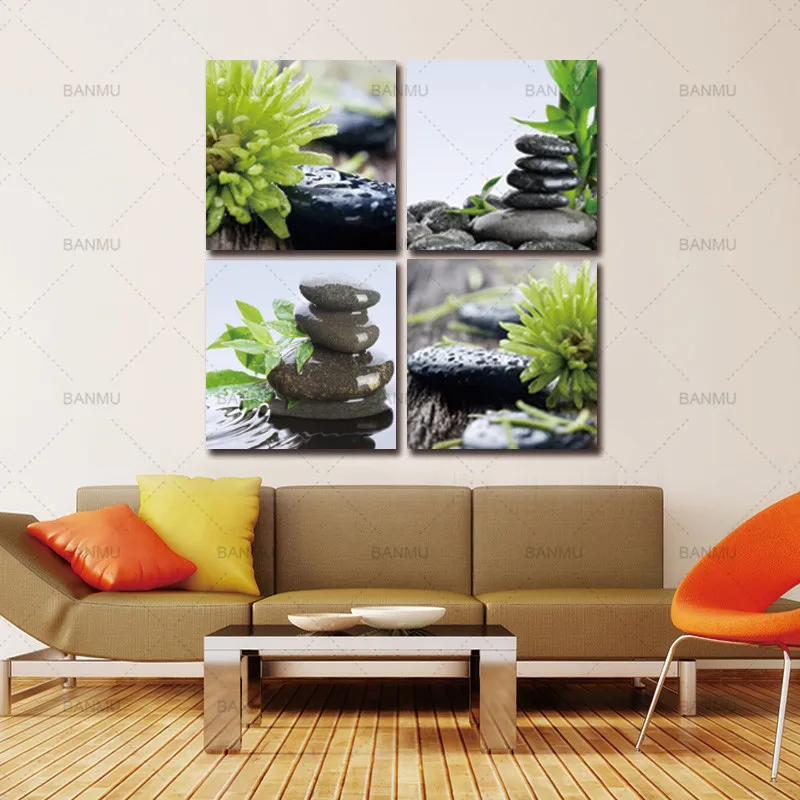 Картины на холсте настенный художественный принт черных краях современный