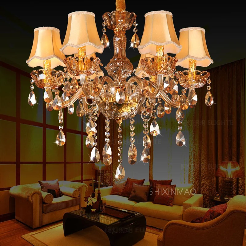 SHIXNIMAO Бесплатная доставка роскошная хрустальная люстра модная кристаллическая