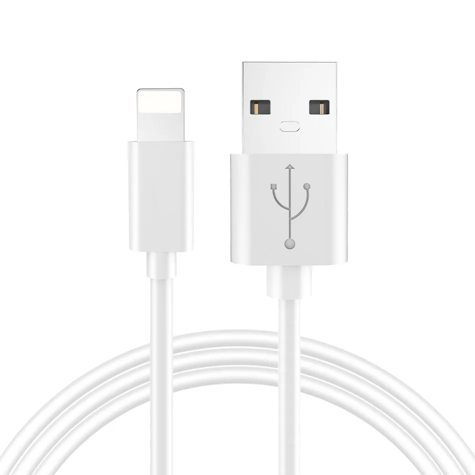 ROCK USB кабель для iPhone Xs Max Xr X 8 7 6 6s Plus 5 5S Se iPad кабель для быстрой зарядки зарядное устройство для мобильного телефона для iPhone шнур для передачи данных - Цвет: White