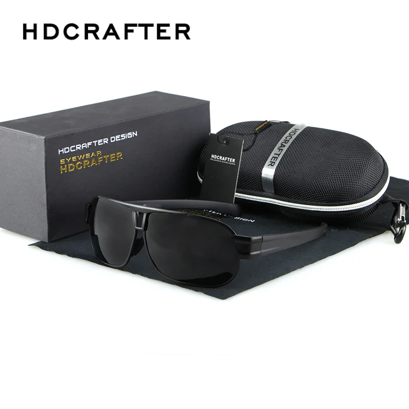 Солнцезащитные очки HDCRAFTER Мужские поляризационные Uv400 брендовые дизайнерские