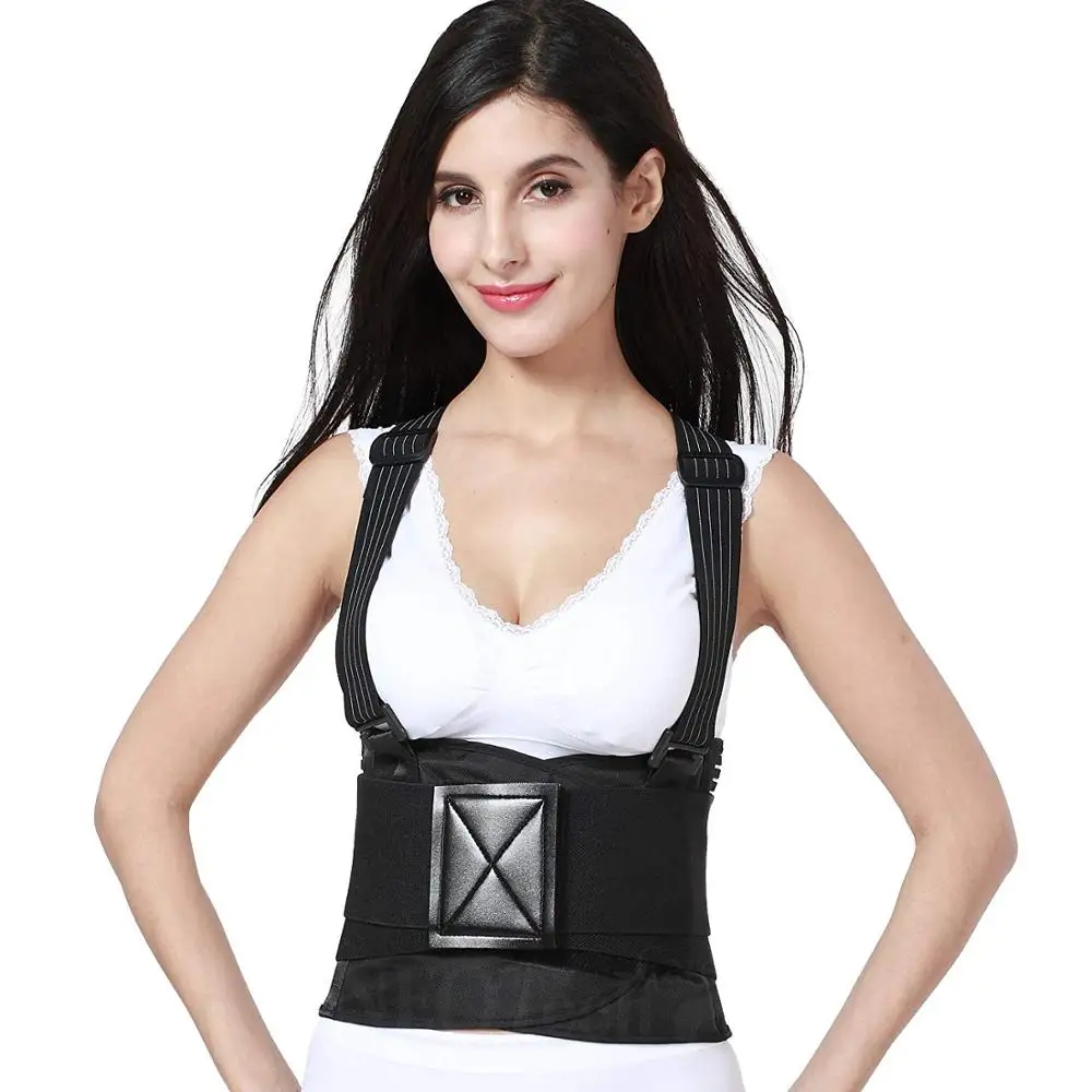 Унисекс дышащий Поясничный Ортопедический Корсет корректор de postura поясной