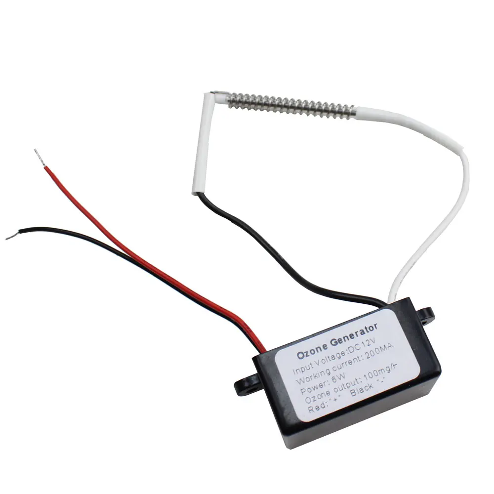 Alanchi мини очиститель воздуха части генератора озона DC12V 100 мг для дезинфекции небольшого пространства, стерилизации, удаления запаха