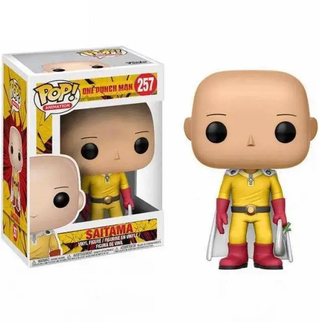 Box Funko POP One Punch Boy куклы Коллекция Модель игрушки ПВХ фигурки один удар-человек детская игрушка - Цвет: Box