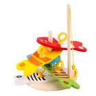 Обучающие деревянные игрушки Монтессори, рыболовная колонна, материалы Монтессори, сенсорные игрушки для детей, Раннее Обучение