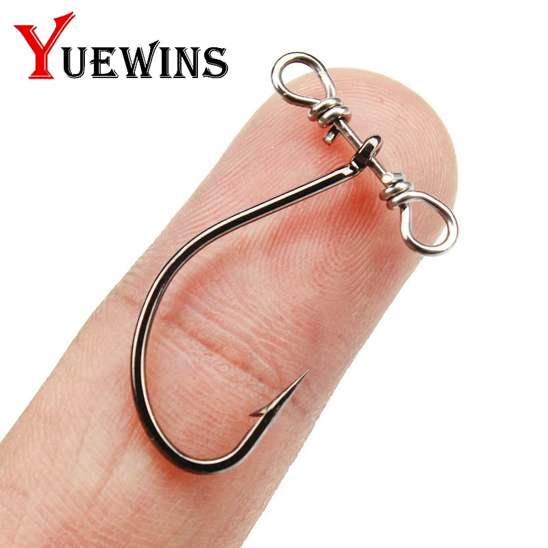Yuewins 10 шт./лот рыболовные крючки из высокоуглеродистой стали 2 5 см 0 4 г джиг крючок