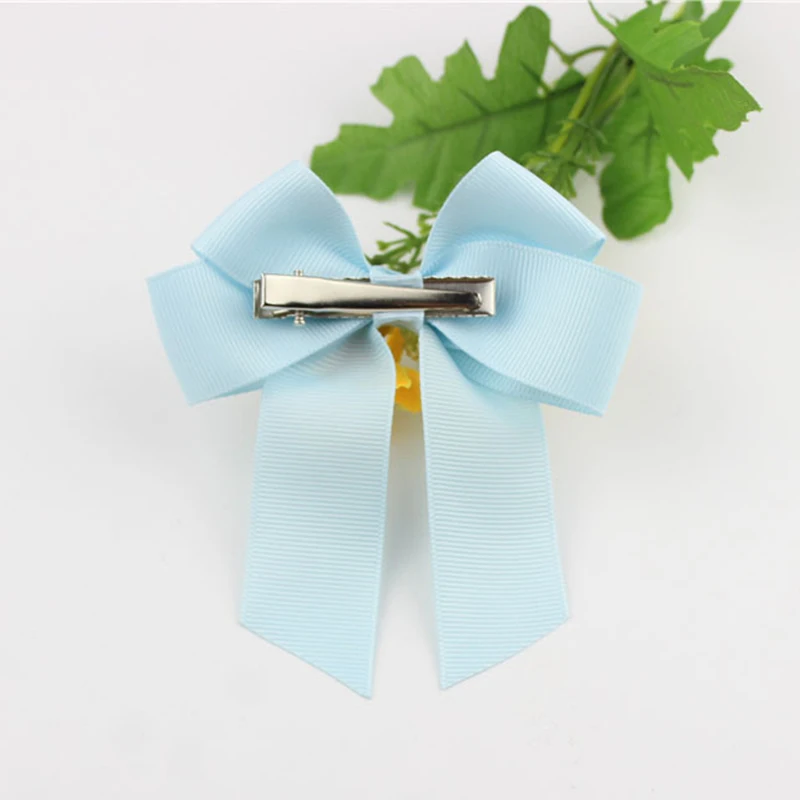 Dpsailyy 2 шт. Новые поступления Grosgrain ленты Вертушка бутик волосы луки Зажимы для