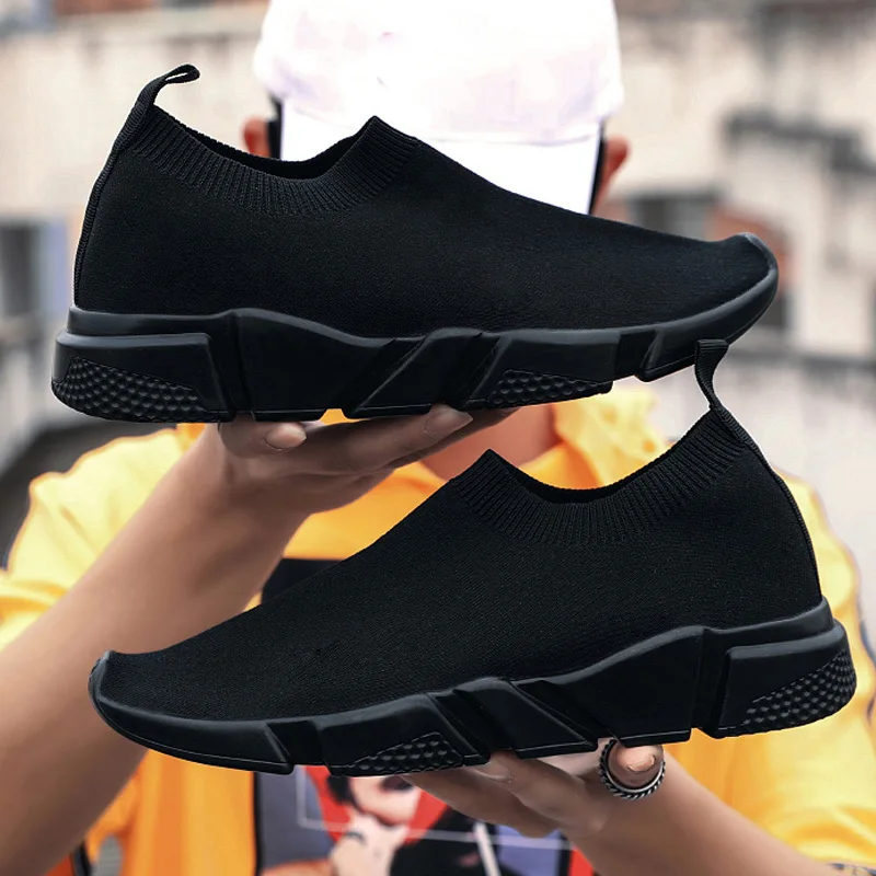ZHENBAILI; размеры 39-44; сезон лето-осень; мужские легкие носки из дышащей сетки без застежки; ; кроссовки на плоской подошве; Прогулочные кроссовки