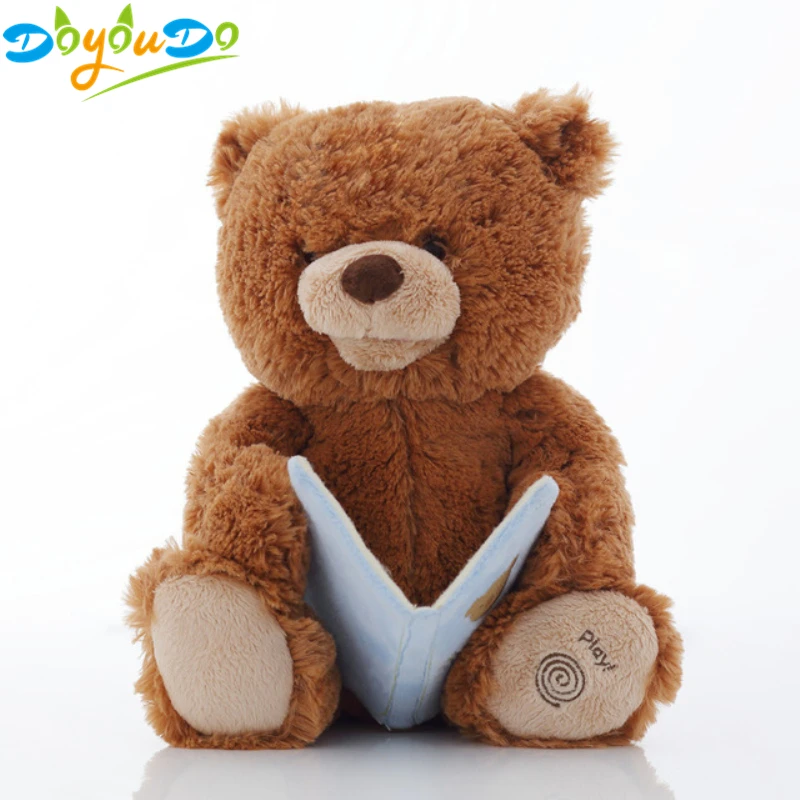 Storytime Cub плюшевый медведь мультфильм чучело игрушки Электрический Teddy Bear для