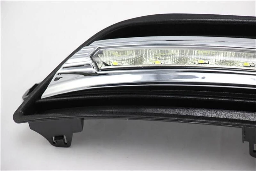 Автомобиль мигающий 2 шт для Nissan Sentra Sylphy 2012 2013 светодиодный DRL Габаритные огни дневной с желтеют сигнала