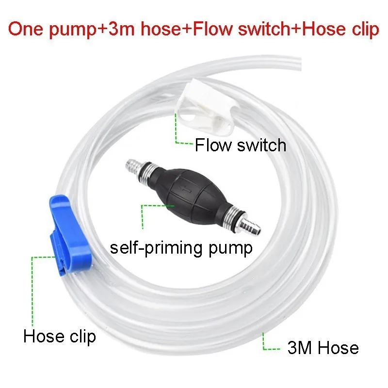 Pump Set Алюминиевый самовсасывающий насос ручной водяной насос масляный насос топливный насос автомобильное бензиновое дизельное масло передача, замена воды и замена масла - Напряжение: Pump Set