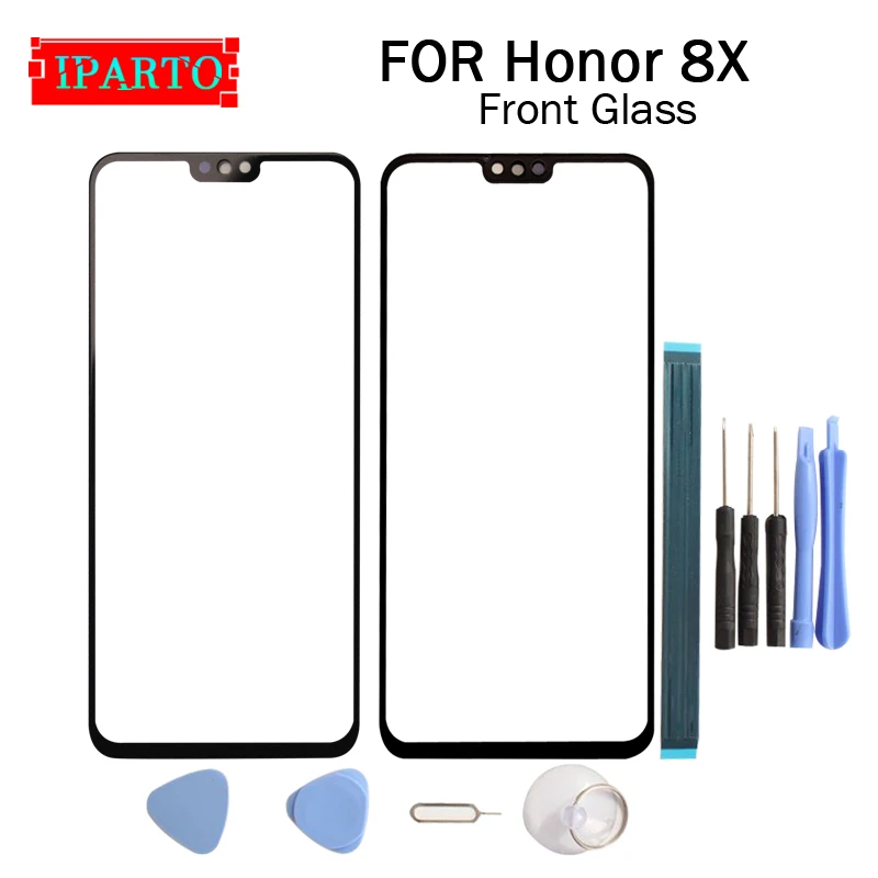 Для Honor 8X Переднее стекло экрана Объектив 100% новый передний сенсорный экран