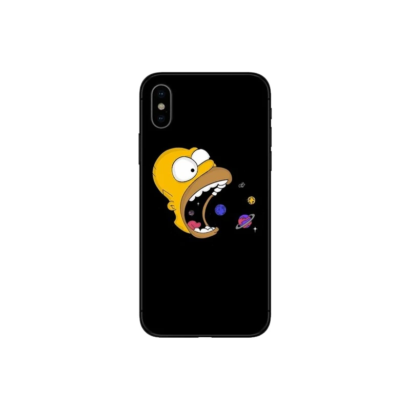 Мягкий силиконовый черный чехол из ТПУ для iPhone 5 5s SE 6 6s 7 8 PLUS X XR XS MAX X|Бамперы| |