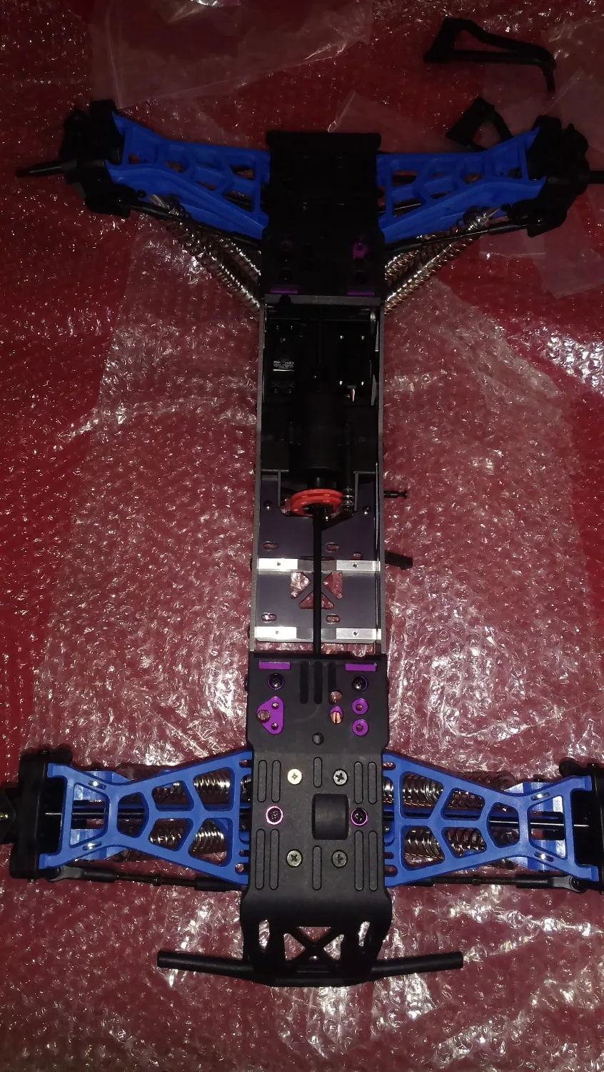 Детали для радиоуправляемых моделей MadMax нейлоновая синяя подвеска A Arm HPI Savage