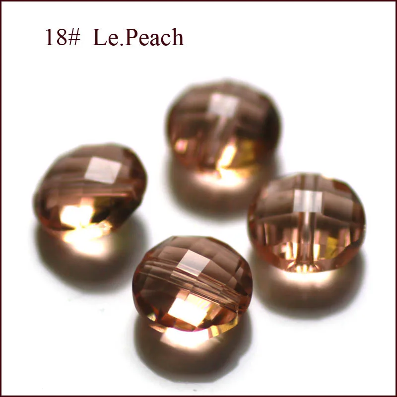le peach StreBelle Размер 6 мм 8 мм 10 мм выбор Топ AAA круглое Хрустальное стекло бусины для DIY ювелирных изделий - Цвет: le peach