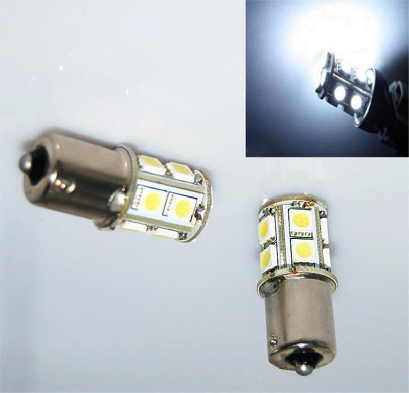Eliteson 2 шт. BA15S 1156 13 SMD 5050 Автомобильные светодиодные сигнальные огни для
