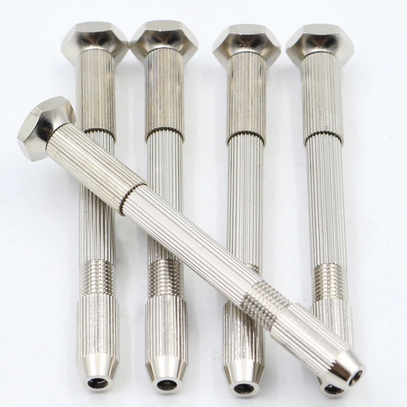 Миниатюрная алюминиевая ручка для ручной дрели с бесключевым патроном |