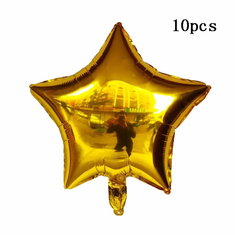 10pcs 18 шт./лот 12 дюймов латексные шары воздушные шары с конфетти надувные гелиевые шары для дня рождения свадьбы украшения для детских игрушек - Цвет: 10pcs