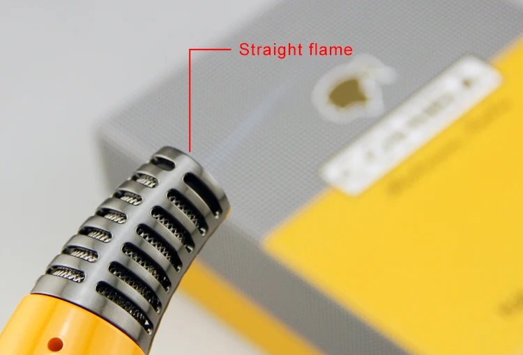 COHIBA пистолет металлический 1 фонарь Jet Flame газ бутан зажигалка для сигарет Защита