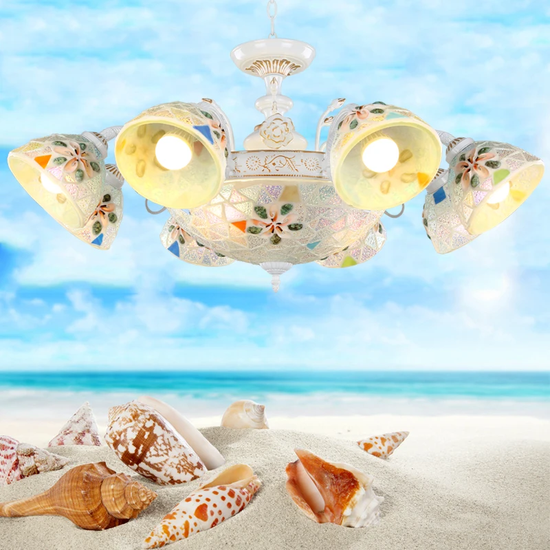 Люстра для гостиной в средиземноморском стиле люстра столовой креативное