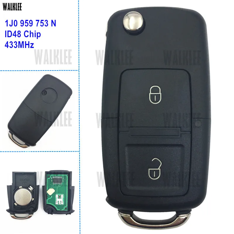 WALKLEE 1J0959753N Автомобильный Дверной замок дистанционный ключ костюм для сиденья AROSA