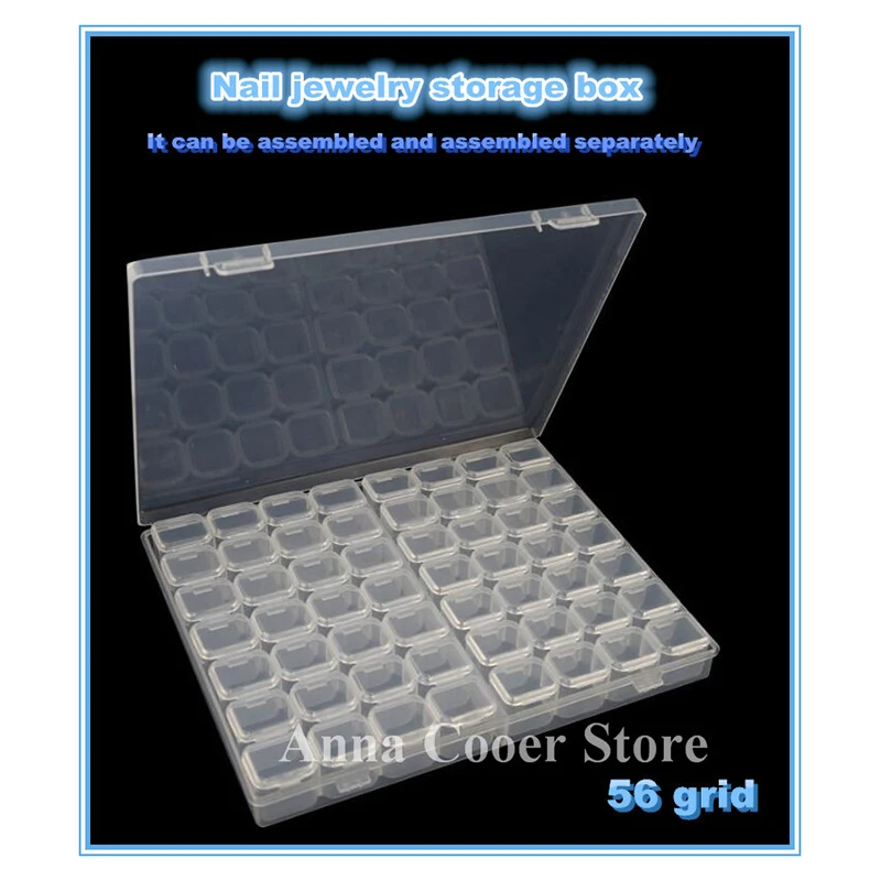 Органайзер для ювелирных изделий 56 ячеек|Алмазная мозаика и вышивка| |