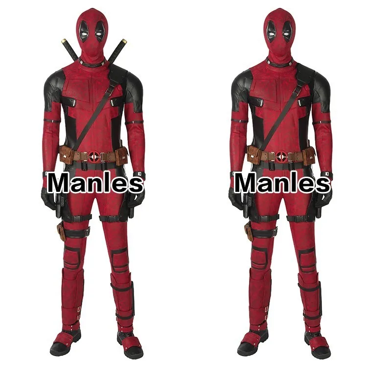 Костюм Дэдпула 2 «Once Upon A Deadpool», «Wade Winston Wilson»; карнавальный костюм на Хэллоуин; вечерние ботинки без меча