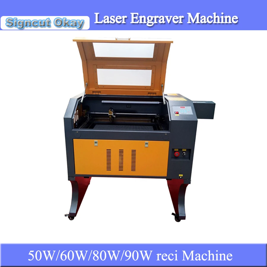 

Good quality 50W 60W 80W 90W reci CNC CO2 laser engraver and cutting machine acrylic laser engraving machine 4060